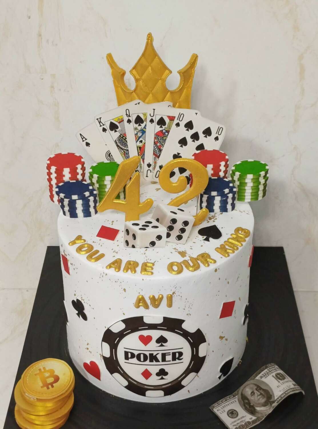 עוגת קזינו פוקר מיני קייק