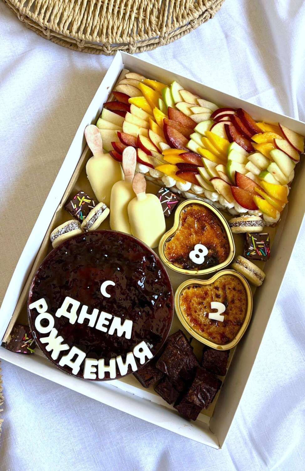 מארז יום הולדת בתוספת פס פריך