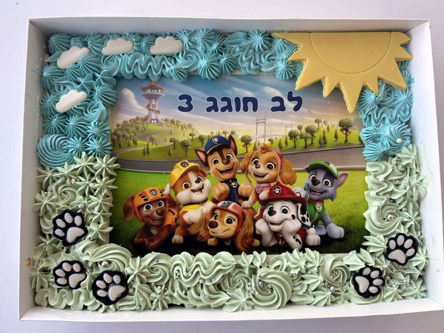 עוגת גן יחידת החילוץ