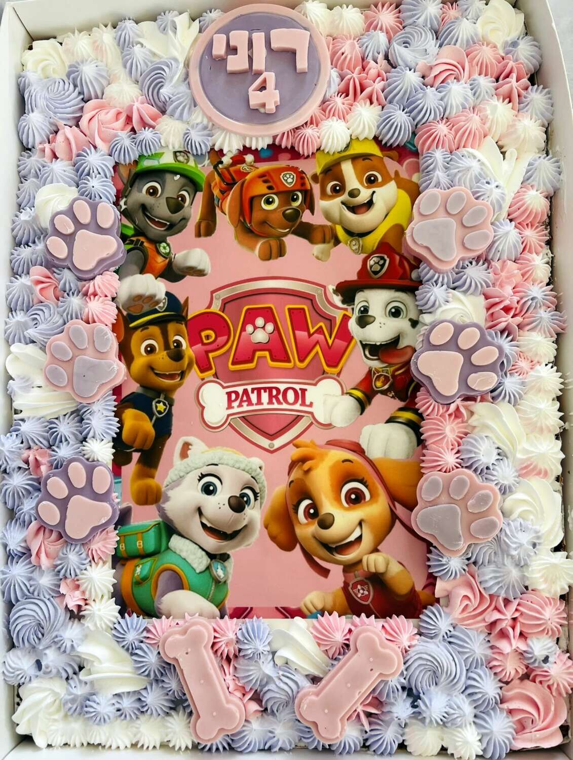 עוגת גן יחידת החילוץ בנות