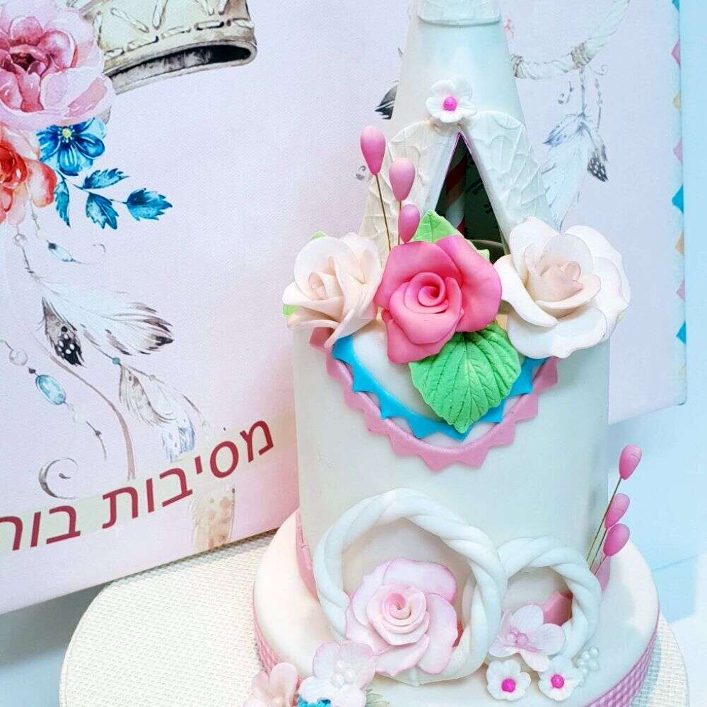 עוגה למסיבת פיג'מות אוהלים בוהו ספא
