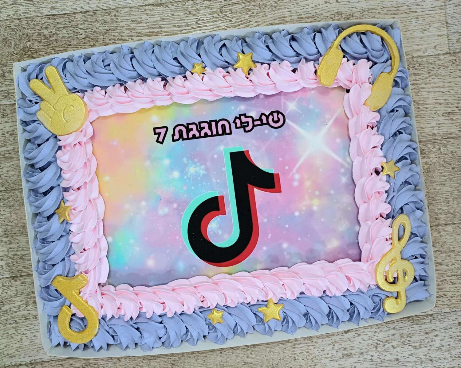 עוגת גן טיק טוק דגם שי לי