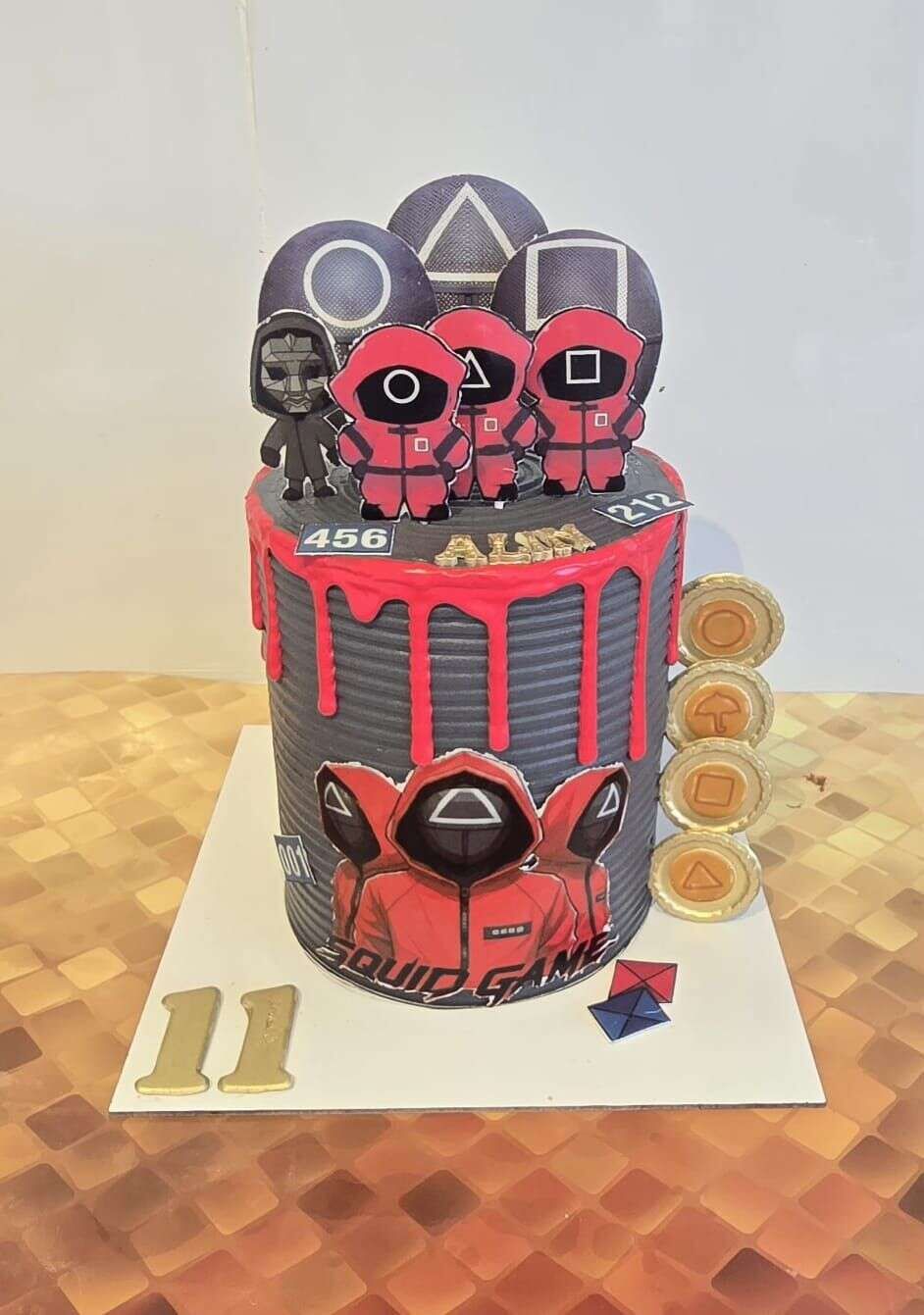 עוגה מעוצבת משחקי הדיונון