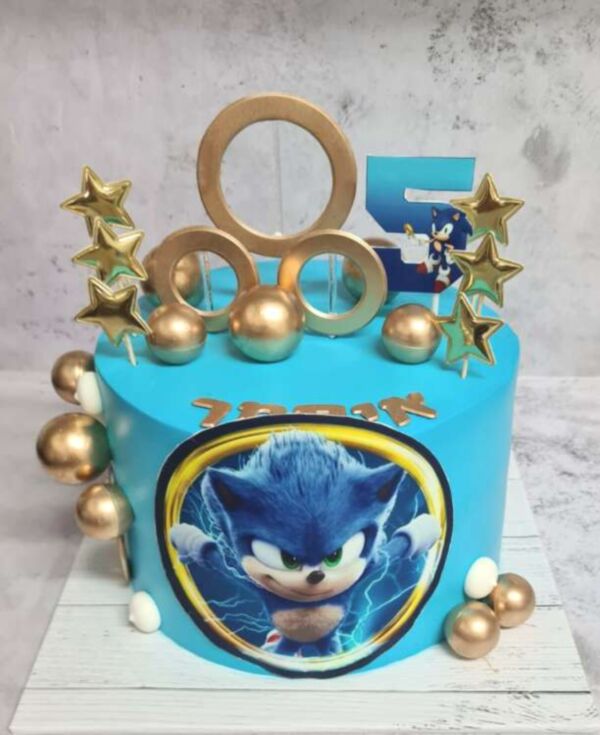 עוגת סוניק לבנים